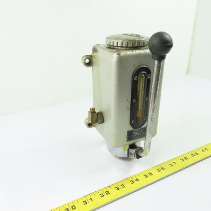 Ruby LT-8 Manual Lever-Actuated Oil Reservoir Lubricator Pump 0.6l 8cc