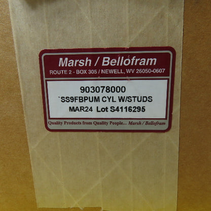 Bellofram SS9FBPUM 903078000 Diaphragm Air Cylinder w/ Studs