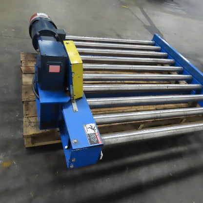 50" Wide x 60" Long Powered Roller Conveyor 208-230/480V 3/4Hp 31FPM Tested