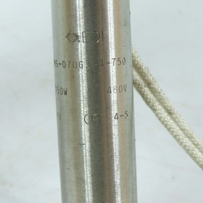 EDI M6-070G3-4-750 750W Cartridge Heater 480V 7"