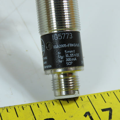 ifm IGA2005-FRKG/US-100-IRF IG5773 M18 Inductive Proximity Sensor 5mm 10-55VDC