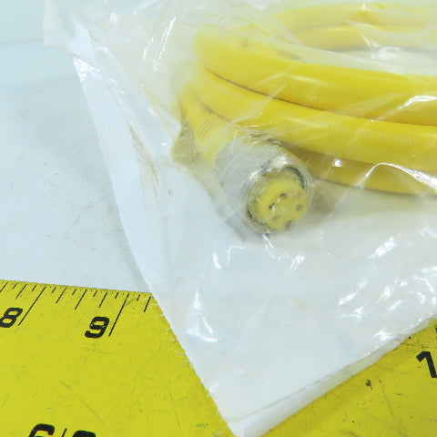 MAC Valves 23881-05-12 5-Pin Mini Female Single-Ended Cordset Cable 600V Max
