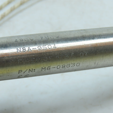 Watlow NBA-9504 M6-08G30 Firerod Cartridge Heater 480V 750W