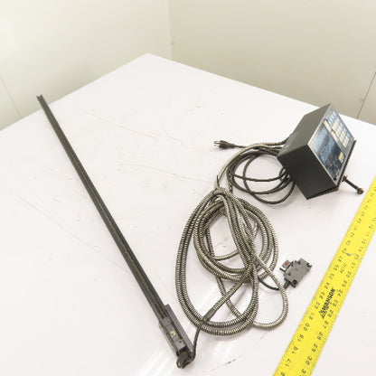 Sony LH51-2 2-Axis Mill Digital Readout Display W/Linear Scale 100-230VAC