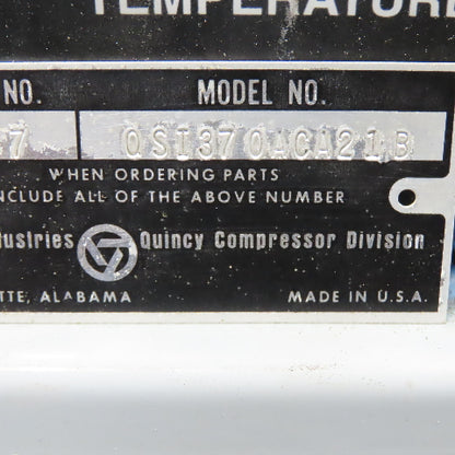 Quincy QSI-370 75Hp Rotary Screw Air Compressor 370CFM 125PSI 208-480V Tested