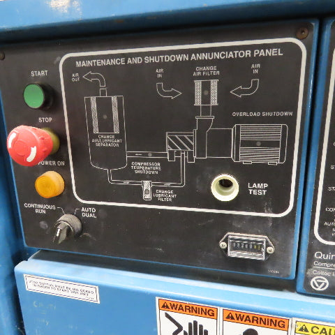 Quincy QSI-370 75Hp Rotary Screw Air Compressor 370CFM 125PSI 208-480V Tested