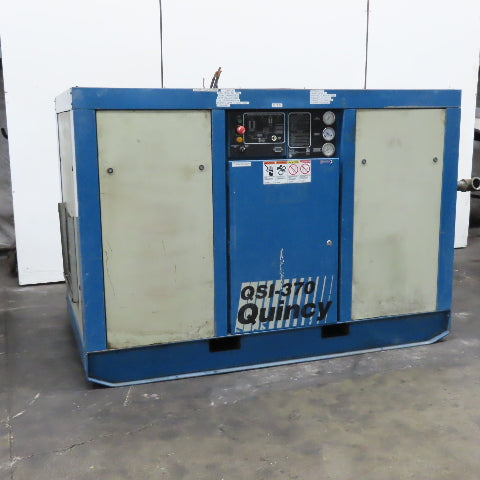 Quincy QSI-370 75Hp Rotary Screw Air Compressor 370CFM 125PSI 208-480V Tested