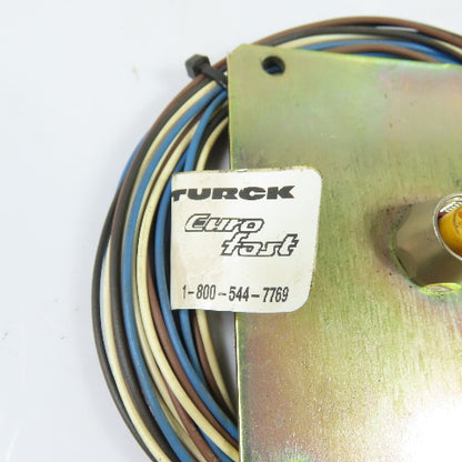 Turck U9517-11 FK 4.4-2/18.25 M12 Eurofast Female Receptacle Cordset 4-Pin 250V