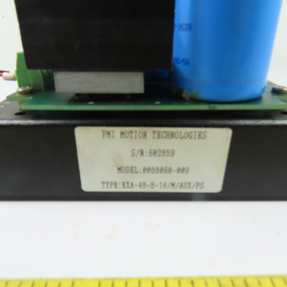 PMI Motion Technologies KXA-48-8-16/M/AUX/PS 0088060-009 Servo Amplifier Drive