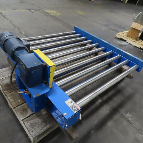 50" Wide x 60" Long Powered Roller Conveyor 208-230/480V 3/4Hp 31FPM Tested