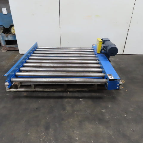 50" Wide x 60" Long Powered Roller Conveyor 208-230/480V 3/4Hp 31FPM Tested
