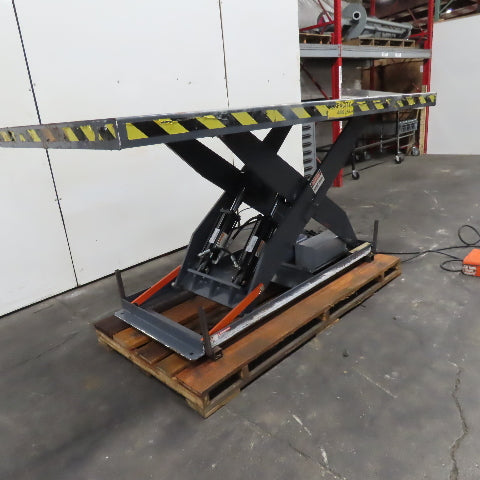 2 Ton Hydraulic Lift Table 96" x 48" 115V 1Ph 16"-59" Lift Tested