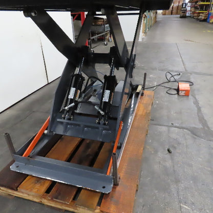 2 Ton Hydraulic Lift Table 96" x 48" 115V 1Ph 16"-59" Lift Tested