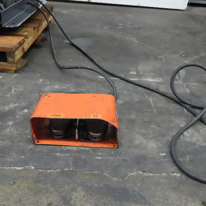 2 Ton Hydraulic Lift Table 96" x 48" 115V 1Ph 16"-59" Lift Tested