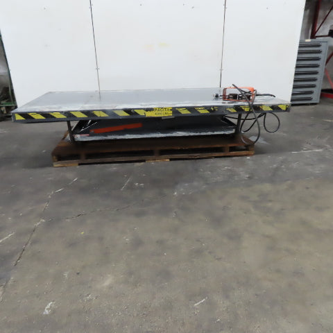 2 Ton Hydraulic Lift Table 96" x 48" 115V 1Ph 16"-59" Lift Tested