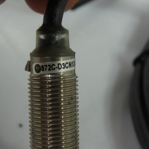 Allen-Bradley 872C-D3CN12-E2 WorldProx Inductive Proximity Sensor 10-30VDC 200mA