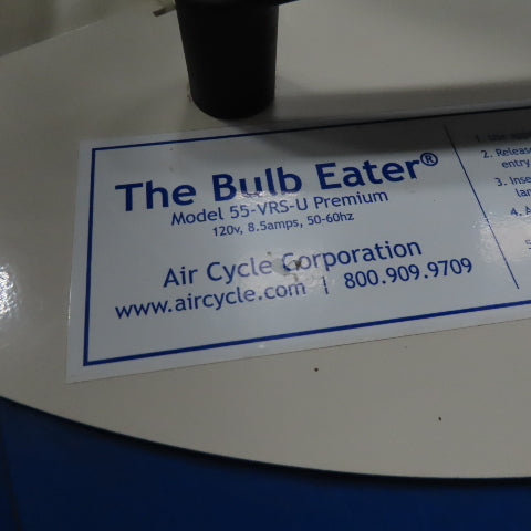 Air Cycle 55-VRS-U Premium Bulb Eater Drum Mount Fluorescent Bulb Crusher 115V