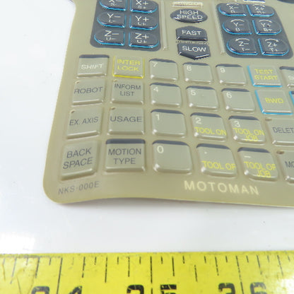 Motoman NKS-000E Robot Teach Pendant Membrane Keypad Overlay
