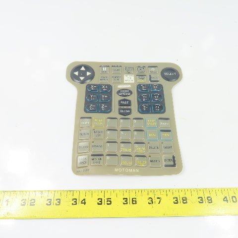 Motoman NKS-000E Robot Teach Pendant Membrane Keypad Overlay