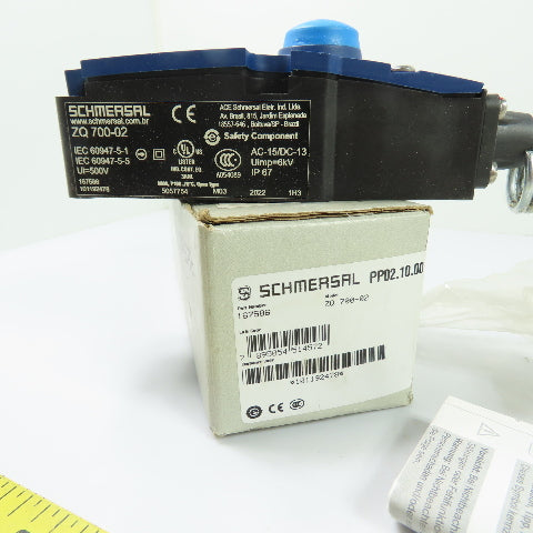 Schmersal 167586 ZQ 700-02 Pull-Wire E-Stop Rope Switch 2NC IP67