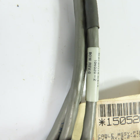 Yaskawa 150520-2 NX100 Ext Axis Encoder Pigtail Cable 2.2-4.5kW Sigma II 3m