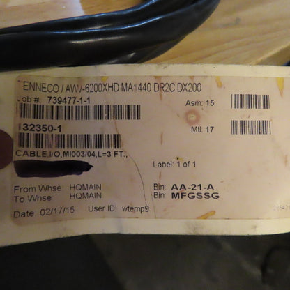 Yaskawa 132350-1 I/O Ribbon Cable Rev 12