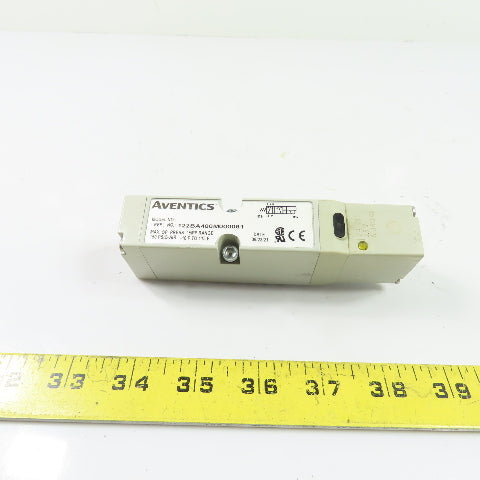 Aventics 122BA400M000061 Pneumatic Solenoid Valve 24VDC 150PSIG