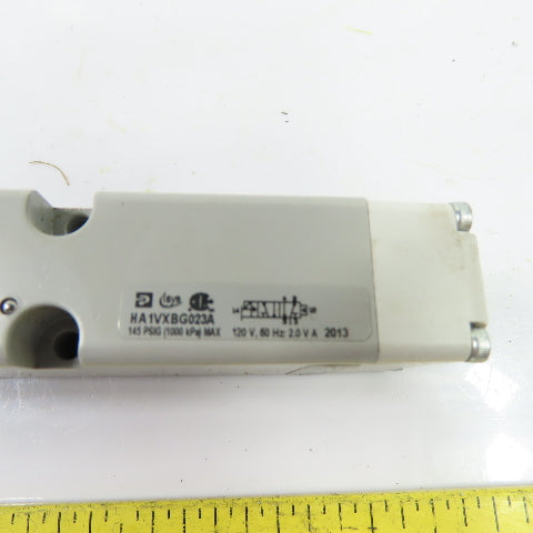 Parker HA1VXBG023A Pneumatic Solenoid Air Valve 120V 145PSIG