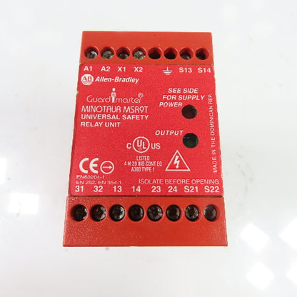 Allen-Bradley 440R-F23028 Guardmaster Minotaur MSR9T Safety Relay Unit 115/230V