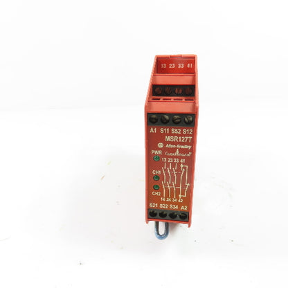 Allen-Bradley 440R-N23126 Guardmaster MSR127T Safety Relay 24VAC/DC Ser C