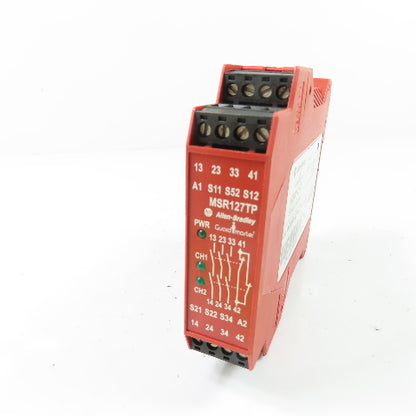 Allen-Bradley 440R-N23131 Guardmaster MSR127TP Safety Relay 115VAC Ser B
