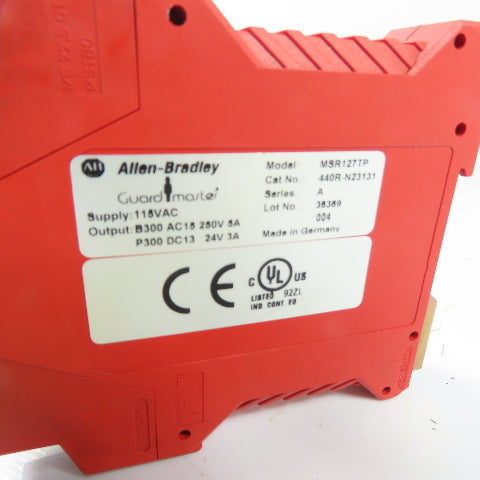 Allen-Bradley 440R-N23131 Guardmaster MSR127TP Safety Relay 115VAC Ser A
