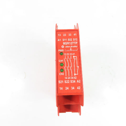 Allen-Bradley 440R-N23131 Guardmaster MSR127TP Safety Relay 115VAC Ser A