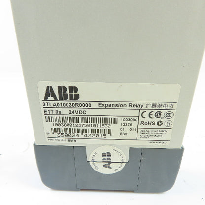 ABB 2TLA010030R0000 Safety Expansion Relay E1T 0S 24VDC