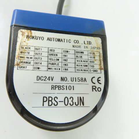 Hokuyo RPBS101 PBS-03JN Scanning Obstacle Detection Photoelectric Sensor 24VDC
