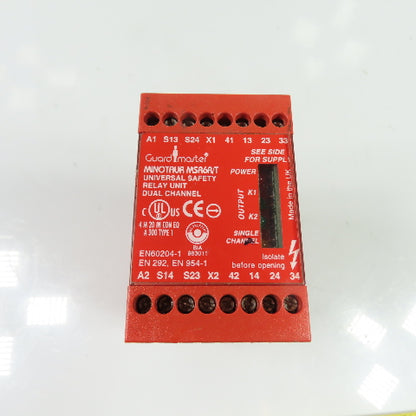 Allen-Bradley 440R-C23017 Guardmaster MSR6R/T Safety Relay 24V AC/DC