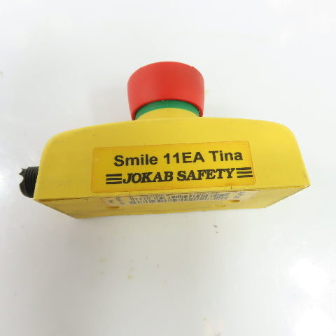 Jokab Safety SMILE 11 EA Emergency Stop Puchbutton Switch M12 5-Pin