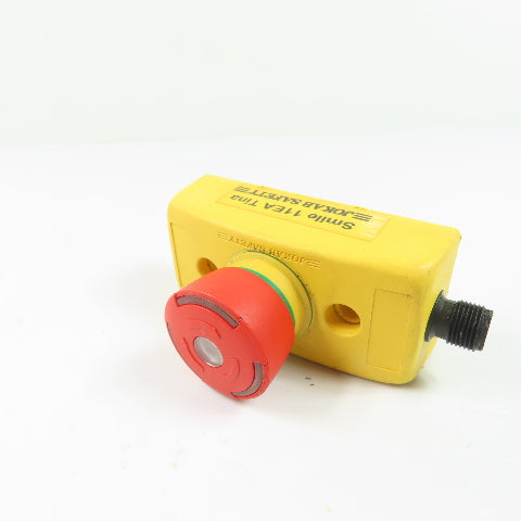 Jokab Safety SMILE 11 EA Emergency Stop Puchbutton Switch M12 5-Pin
