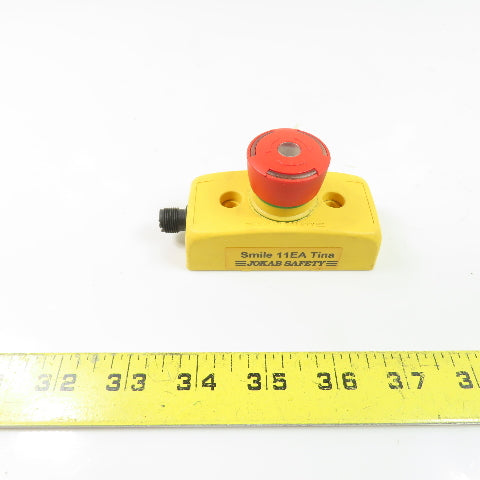 Jokab Safety SMILE 11 EA Emergency Stop Puchbutton Switch M12 5-Pin