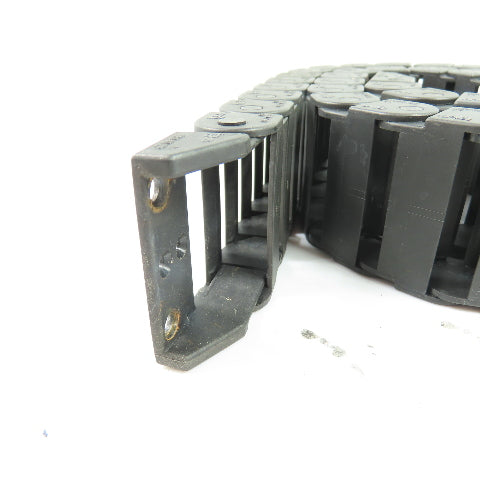Igus 08.40.028 Plastic Cable Carrier Energy Drag Chain 31.5" OAL 40mm x 15mm ID