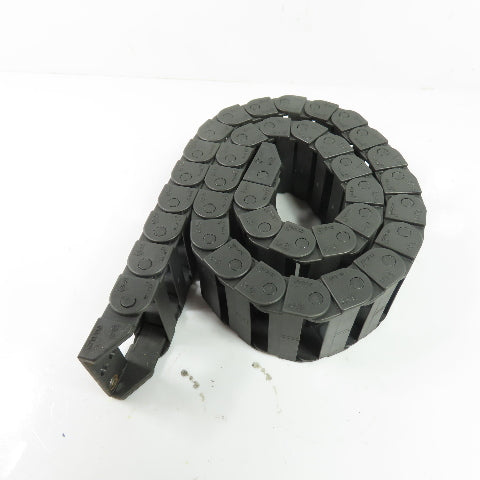 Igus 08.40.028 Plastic Cable Carrier Energy Drag Chain 31.5" OAL 40mm x 15mm ID