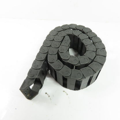 Igus 08.40.028 Plastic Cable Carrier Energy Drag Chain 31.5" OAL 40mm x 15mm ID