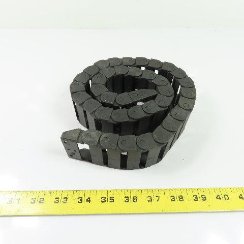 Igus 08.40.028 Plastic Cable Carrier Energy Drag Chain 31.5" OAL 40mm x 15mm ID