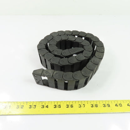 Igus 08.40.028 Plastic Cable Carrier Energy Drag Chain 31.5" OAL 40mm x 15mm ID
