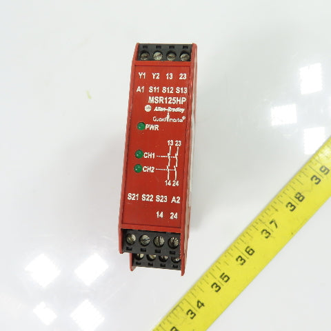 Allen-Bradley 440R-D23171 Guarmaster MSR125HP Safety Relay 24VDC Ser A