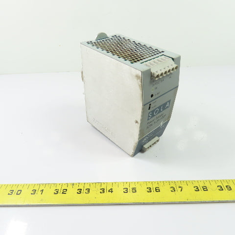 SOLA SDN 5-24-100P 24VDC 5A Industrial DIN Rail Power Supply 115/230VAC Input