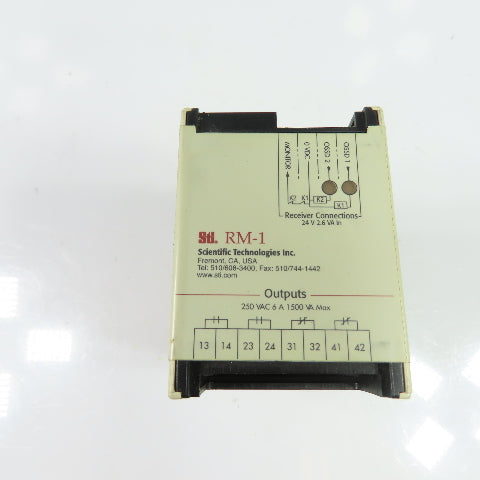 STI 43763-0010 RM-1 Safety Light Curtain Relay 24VDC In 250VAC Output
