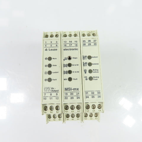 Leuze 549905 MSI-mx/Rx AOPD Safety Interface Relay 24VDC