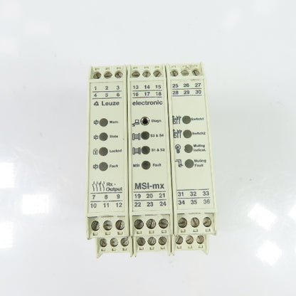 Leuze 549905 MSI-mx/Rx AOPD Safety Interface Relay 24VDC