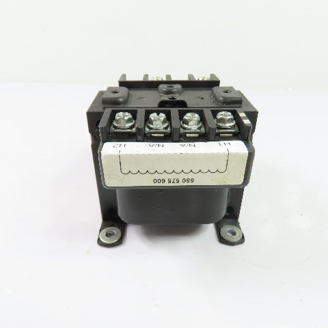 Micron B050WZ13XK 50VA Control Transformer 550/600V Pri 110/120V Sec